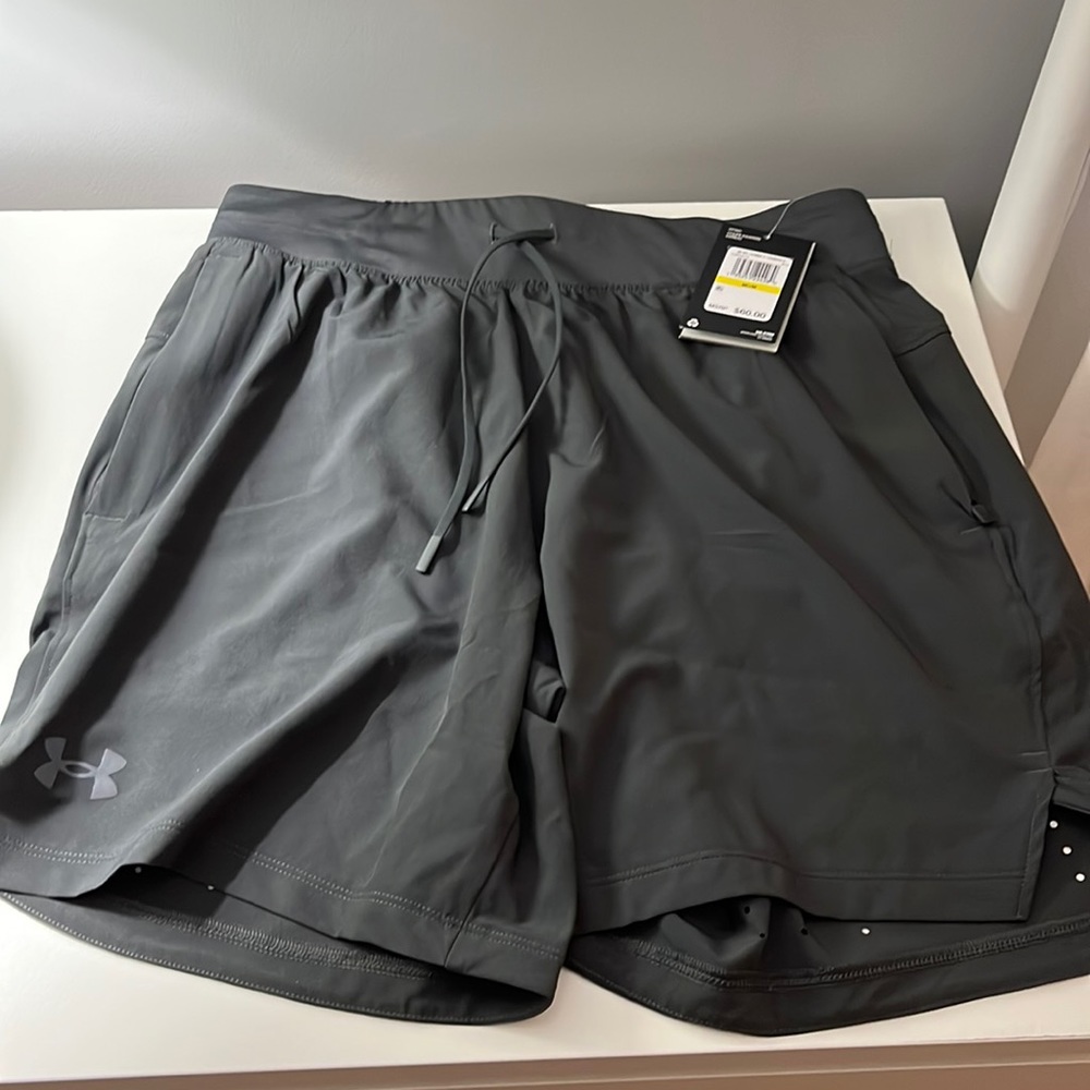 UA gym shorts